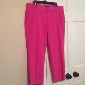 Bright pink dress pants